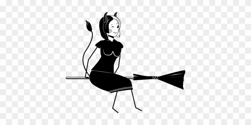 Witch Cartoon Devil Broom Comics - Devil Witch #1357446