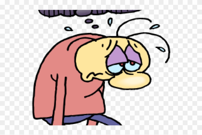 Depression Clipart Sad Situation - Feeling Run Down #1357689