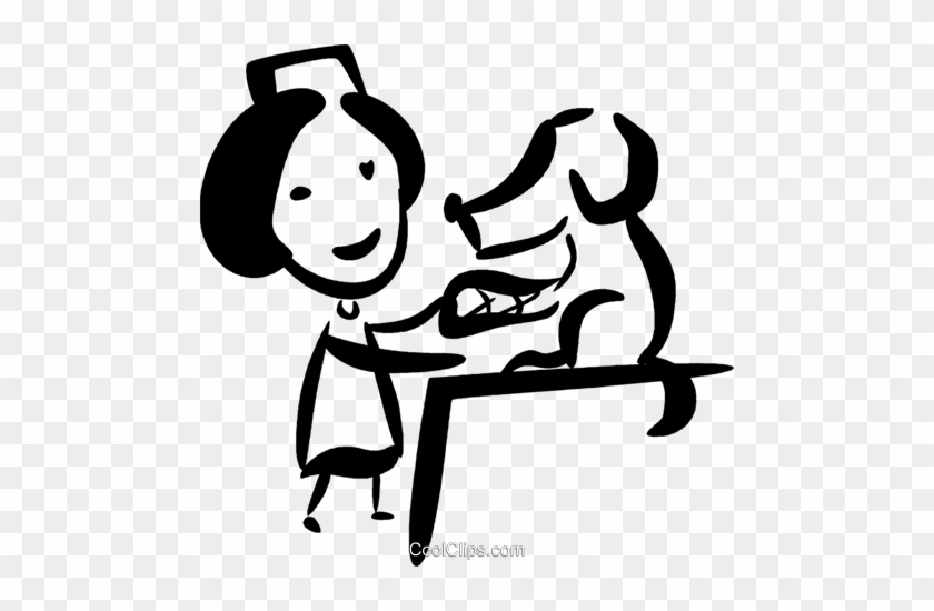 Veterinarian Royalty Free Vector Clip Art Illustration - Veterinarian Royalty Free Vector Clip Art Illustration #1357725