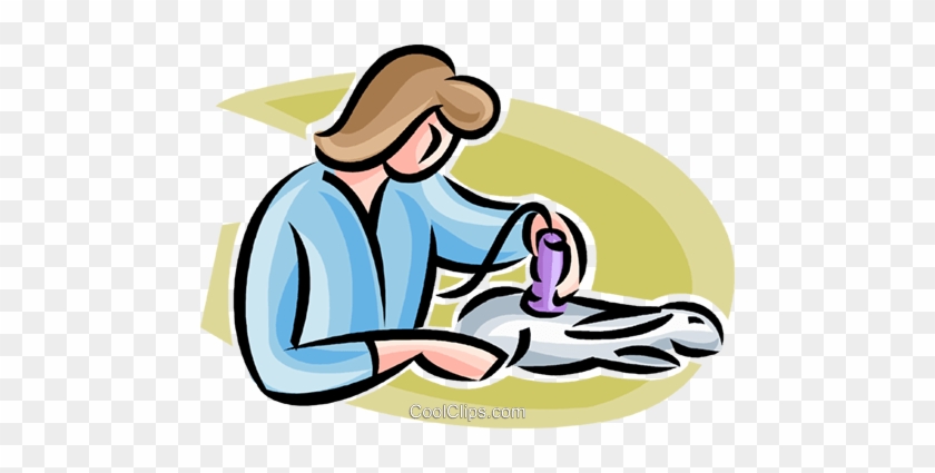 Veterinarian Royalty Free Vector Clip Art Illustration - Veterinarian Royalty Free Vector Clip Art Illustration #1357726