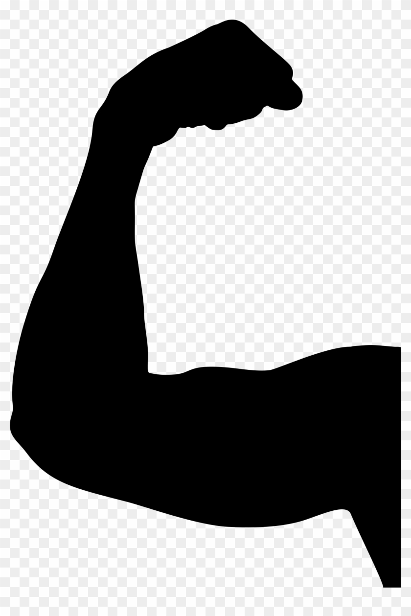Finger Silhouette Black Shoulder Biceps - Biceps #1357761