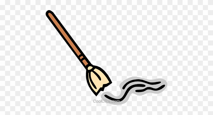 Broom Royalty Free Vector Clip Art Illustration - Broom Royalty Free Vector Clip Art Illustration #1358023