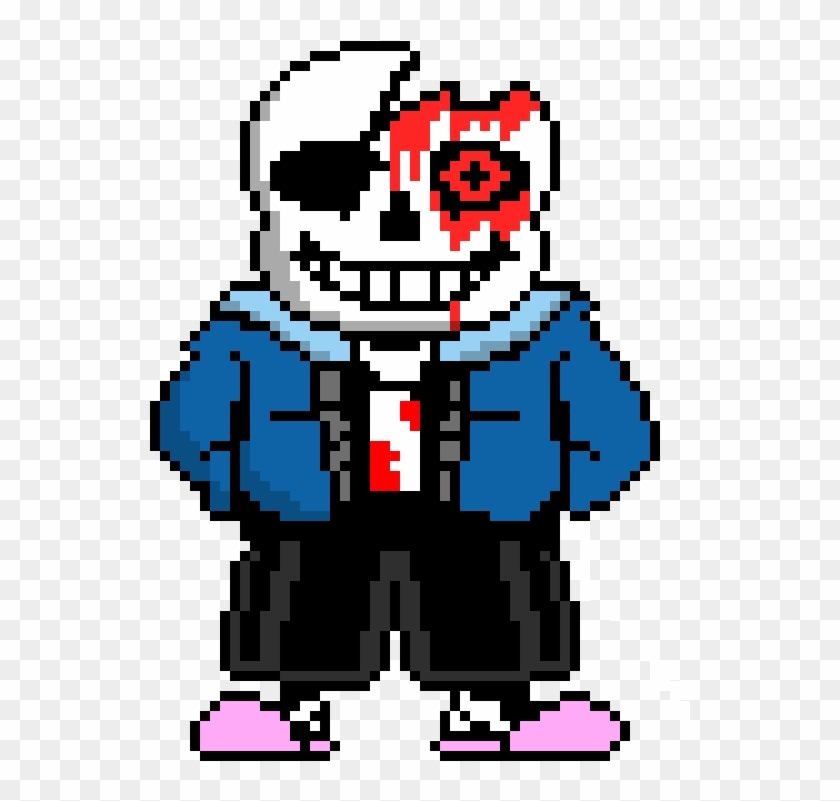 Horror Sans - Edit - Undertale Sans Pixel Art #1358059