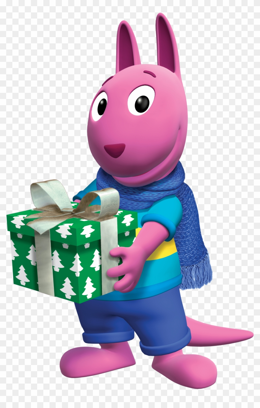 Austin Holding A Christmas Transparent Png Stickpng - Backyardigans Christmas #1358138