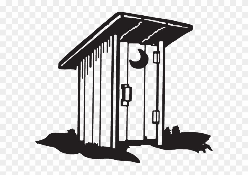 Shed Clipart Outhouse - Outhouse Clip Art #1358646