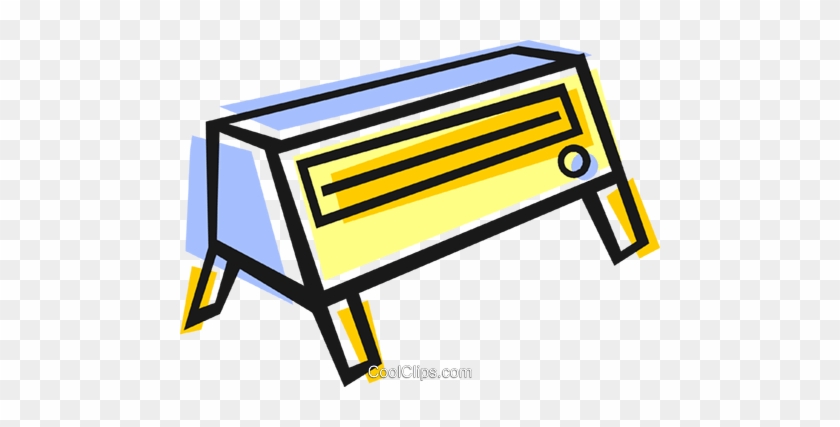 Electric Heater Royalty Free Vector Clip Art Illustration - Illustration #1359164