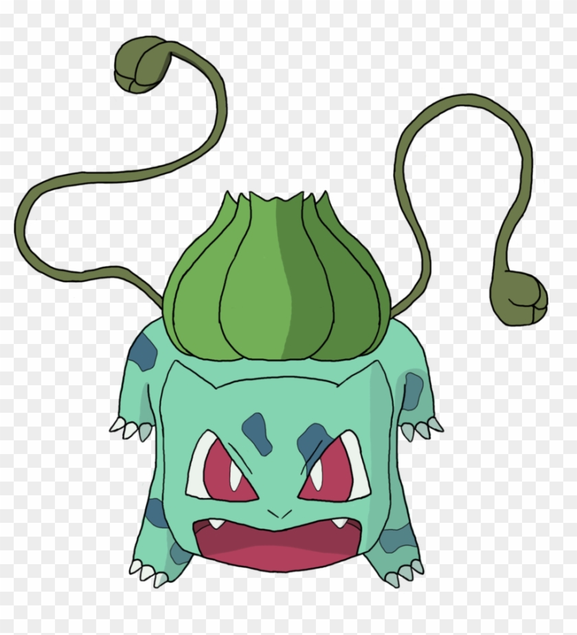 Tentacle Whip Png - Bulbasaur With Tentacles Out #1359358