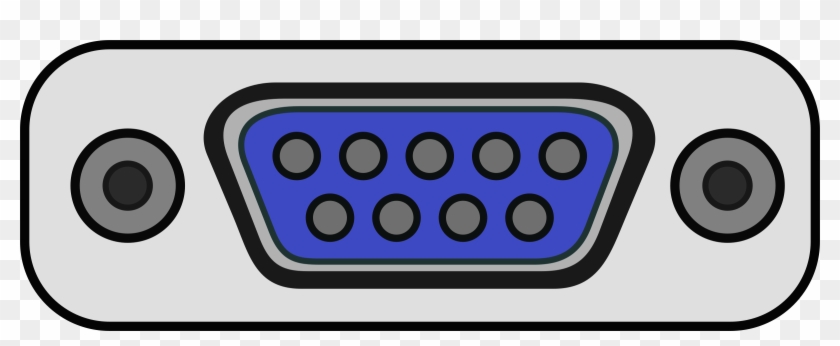 Serial Port Computer Port Rs 232 Computer Icons D Subminiature - Computer Ports Clip Art #1360465