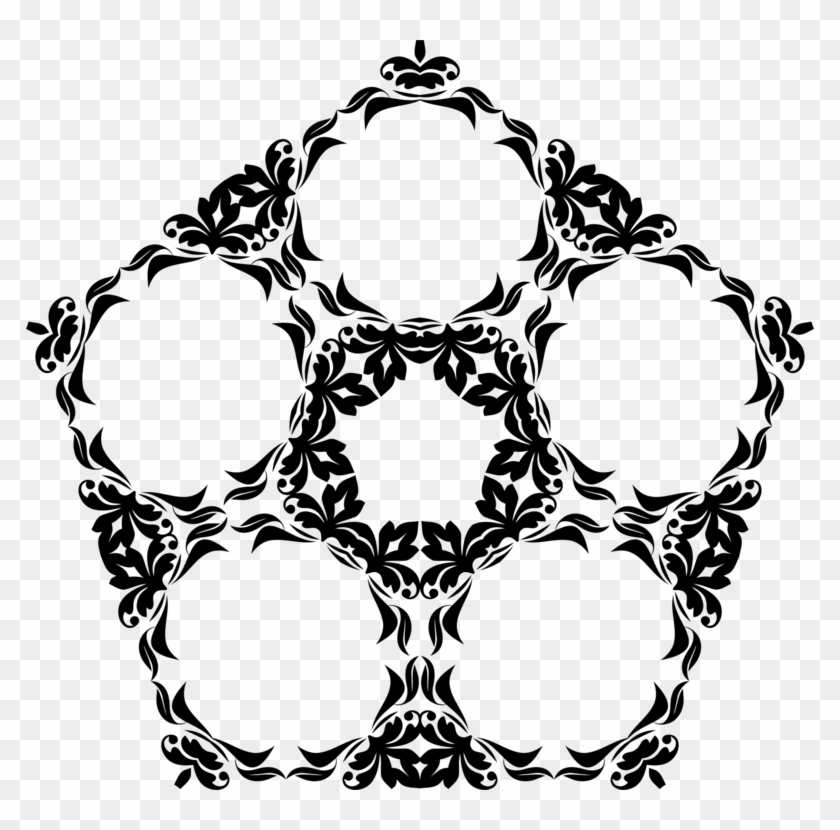 Borders And Frames Gold Floral Design Flower Decorative - Borders And Frames #1360519