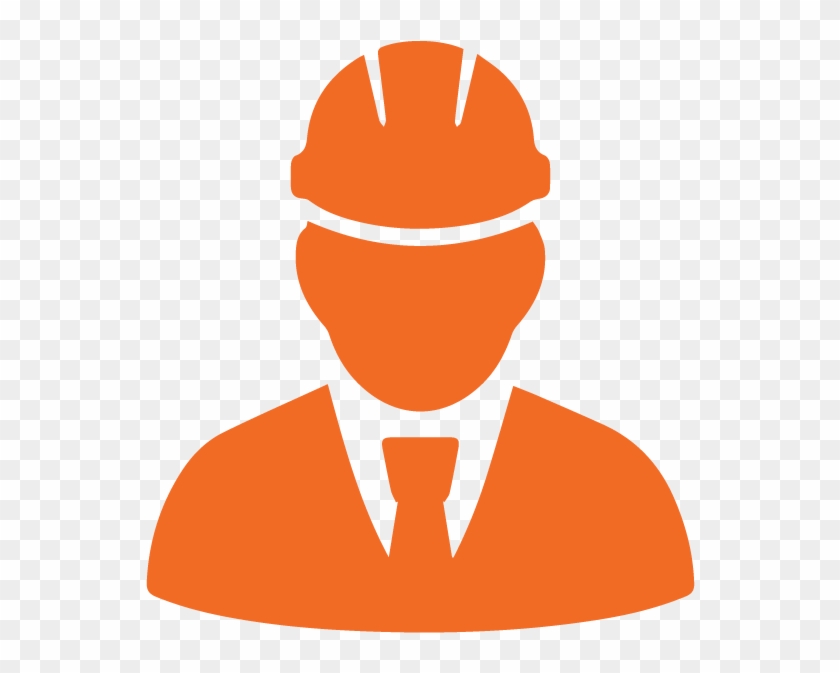 Executive Construction Mangement - Engineering Black Icon With Circle #1360795