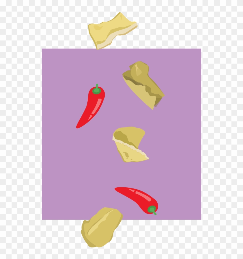New Delhi Nachos Illustration - Illustration #1360812