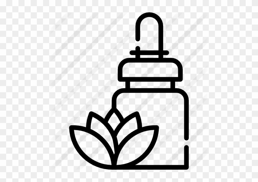 Essential Oil Free Icon - Flor De Loto Icono Png #1361604