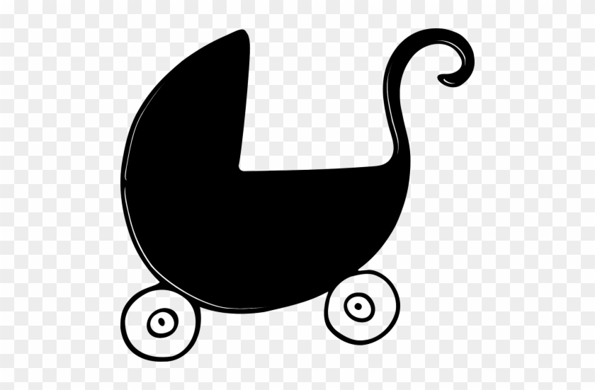Children's Push Chair,perambulator,baby Buggy,baby - Baby Bassinet Clipart Png #1362173