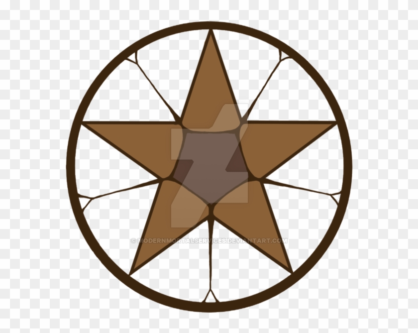 Claude Faustus Contract Seal By Modernmortalservices - Red Pentagram Transparent Background #211502