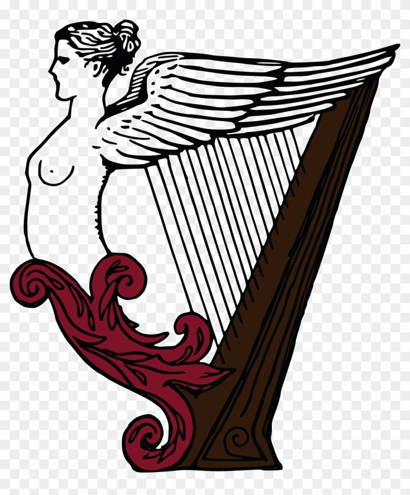 Free Clipart - Harp Silhouette #211911