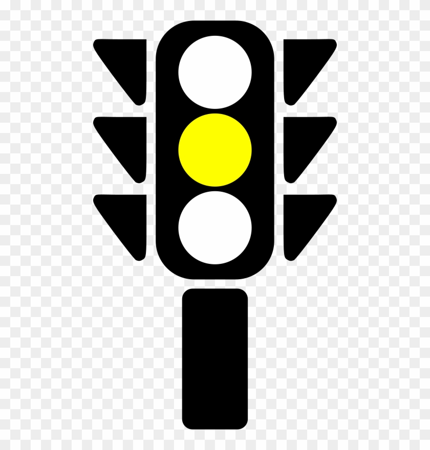 Free Clipart - Yellow Traffic Light Clipart #211974
