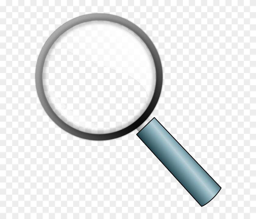 Transparent Magnifying Glass Clip Art At Clker - Magnifying Glass No Background #212126
