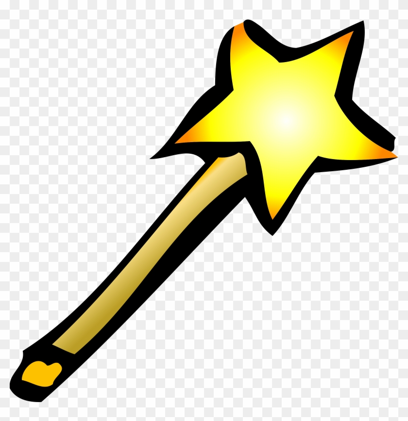 Wand Icon - Magic Wand Clipart Png #212321