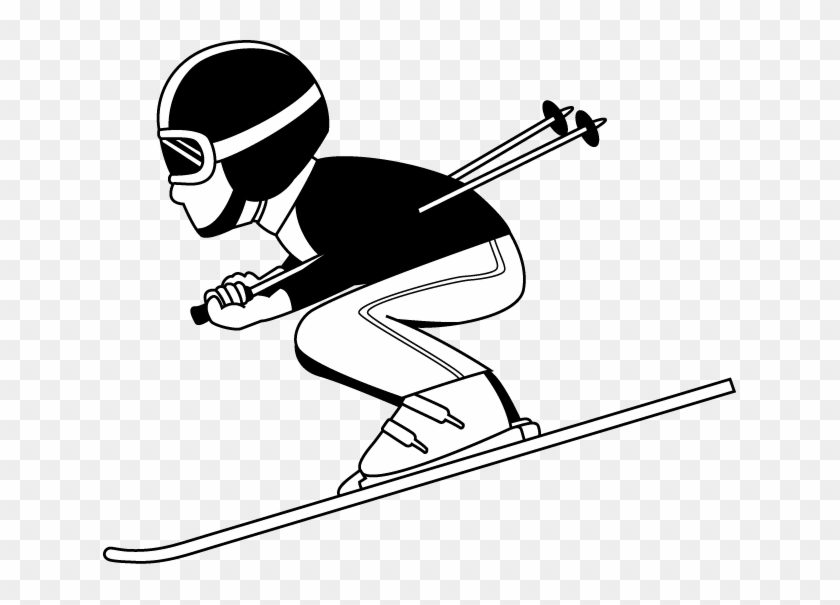 Snow Ski Clipart - Skiing #213415