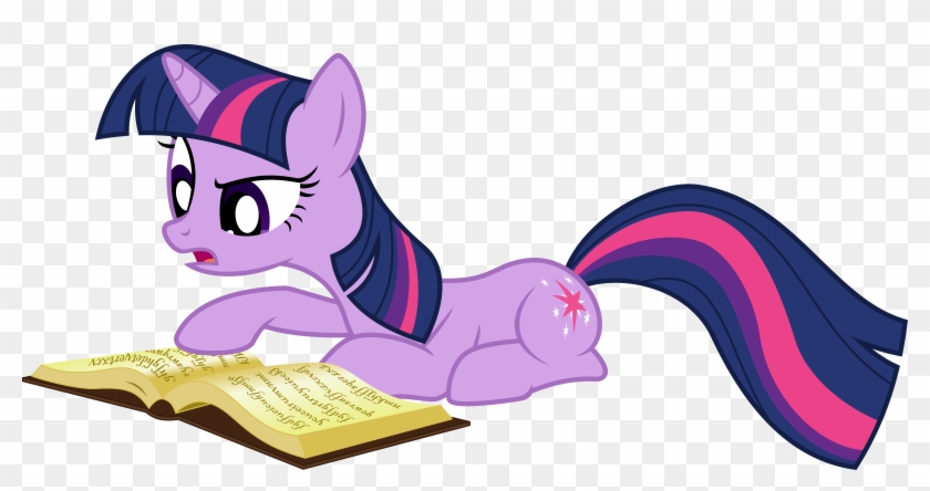 Jeatz Axl 64 3 Twilight Sparkle Reading Book By Jeatz - Twilight Sparkle With Book #214055