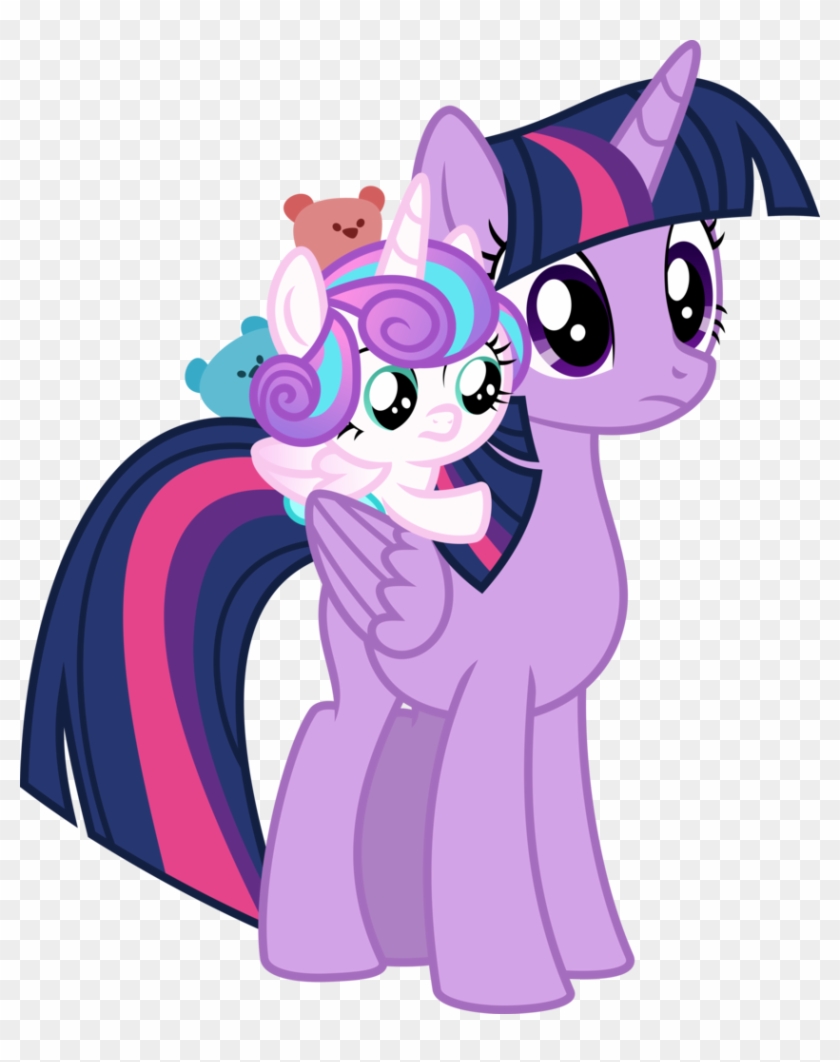 Twilight Sparkle And Flurry Heart Vector By Deyrasd - Twilight Sparkle And Flurry Heart #214101