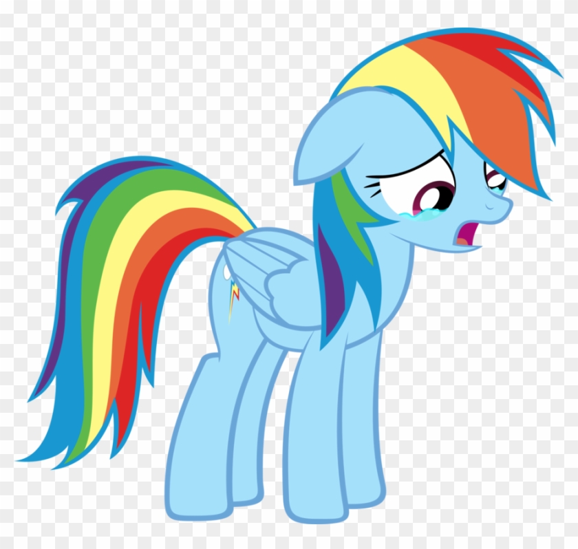 Crying Rainbow Dash By Hombre0 - Mlp Rainbow Dash Blind #214202