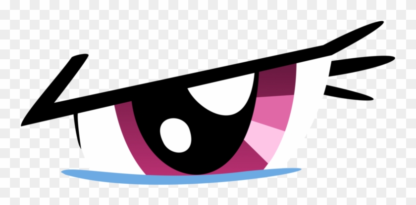 Rainbow Dash Angry Eye Vector - Mlp Rainbow Dash Eyes #214283