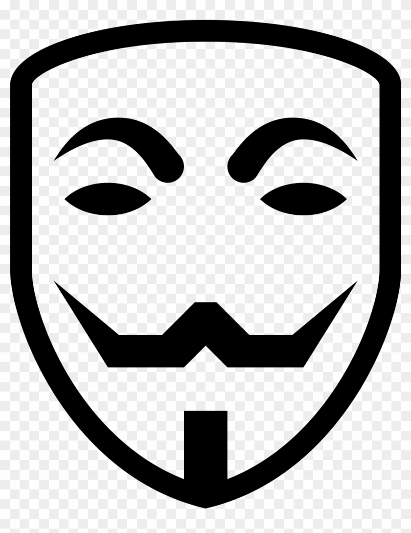 Hacker Clipart Anonymous Mask - Anonymous Icon #214418