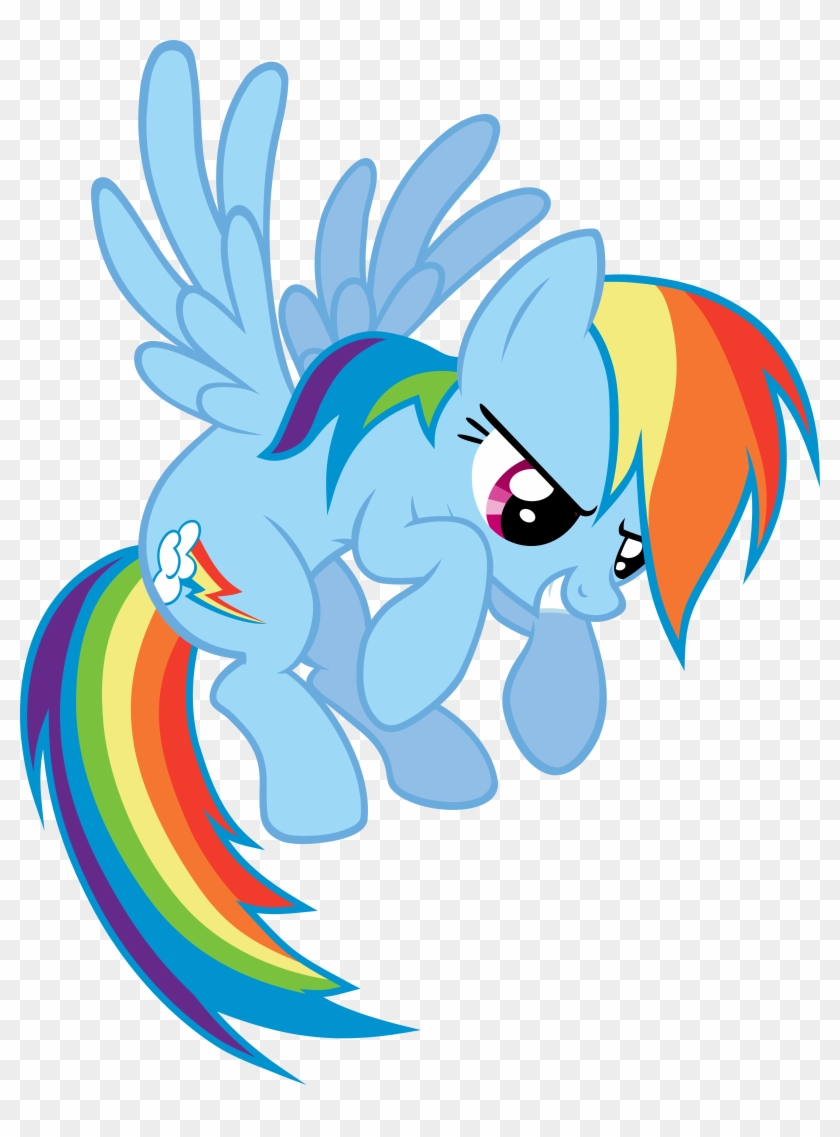 Rainbow Dash Flying Vector By Scrimpeh Rainbow Dash - Rainbow Dash And Tank #214519