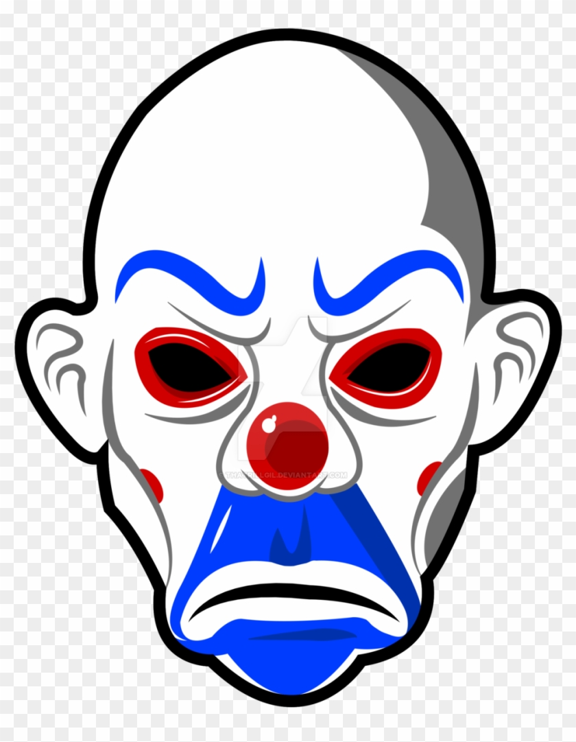 Joker Clown Mask By Thatrillgil - Dark Knight Joker Symbol #214802