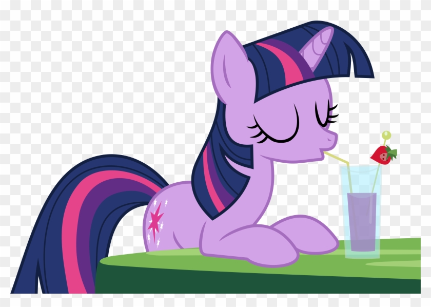 Drinking Twilight Sparkle Vector By Kamyk962 Drinking - Fire Mane Twilight Sparkle #214845