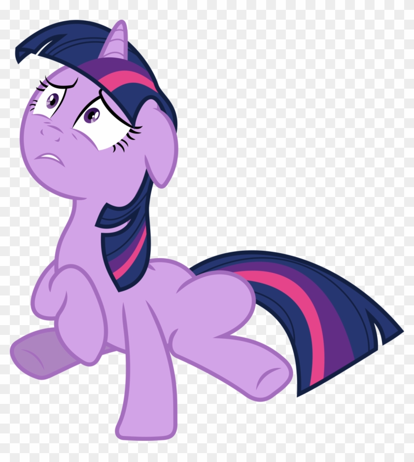 Worried Twilight Sparkle By Yetioner Worried Twilight - Mlp Twilight Sparkle Happy #214907