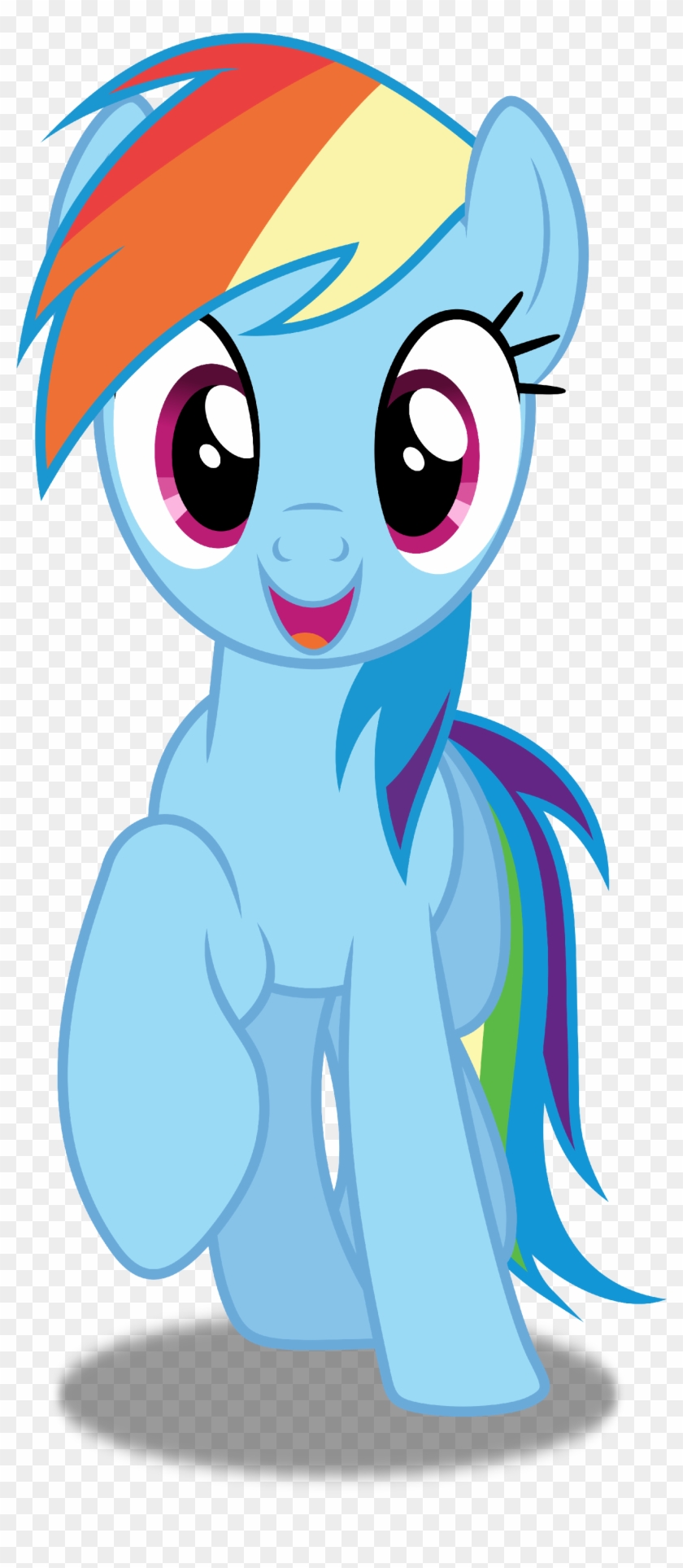 Rainbow Dash Vector By Dashiesparkle On @deviantart - My Little Pony Rainbow Dash Face #215055