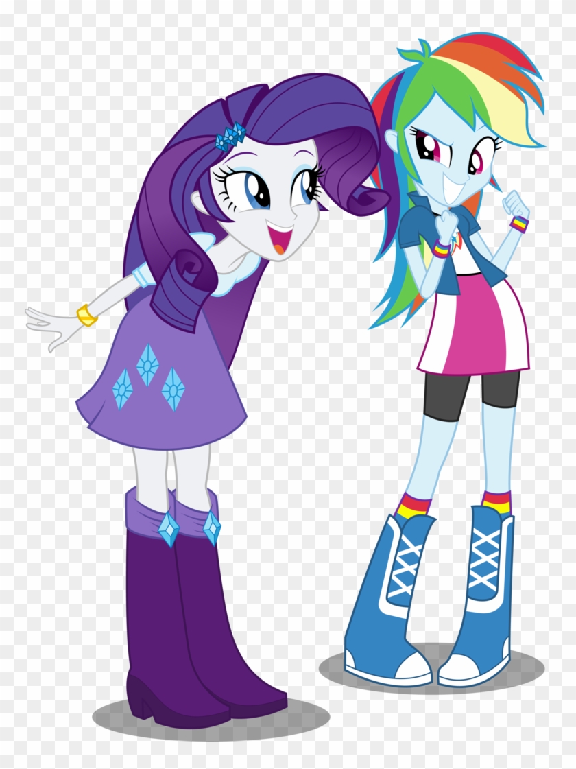 Rainbow Dash And Rarity By Twls7551 - My Little Pony: Friendship Is Magic #215210