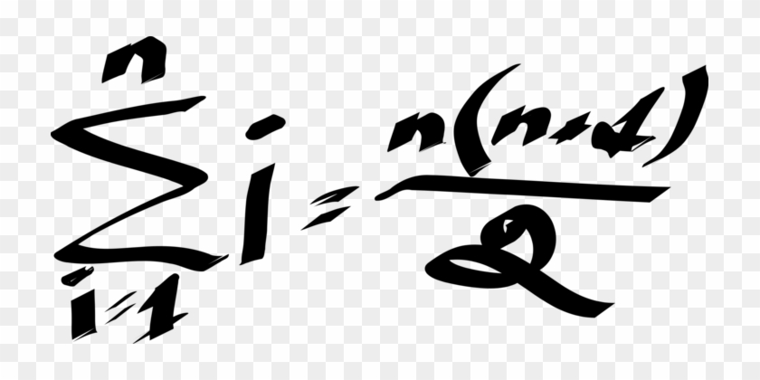 Formula Mathematics Number Algebra Summation - Carl Gauss Formula #1363097