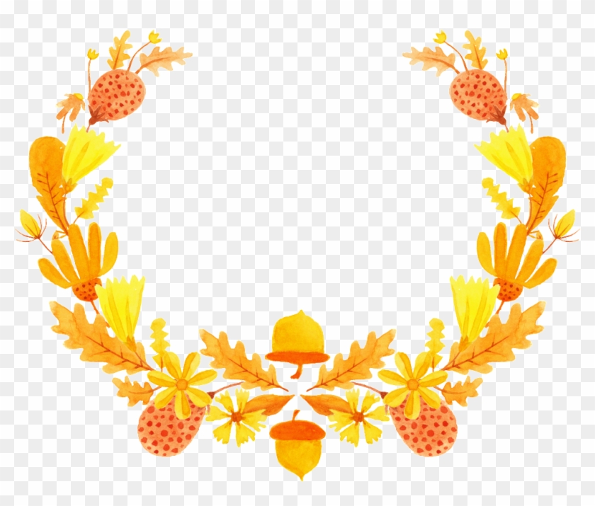 Autumn Garland Transparent Free Buckle Png - Autumn Garland Transparent Free Buckle Png #1363396