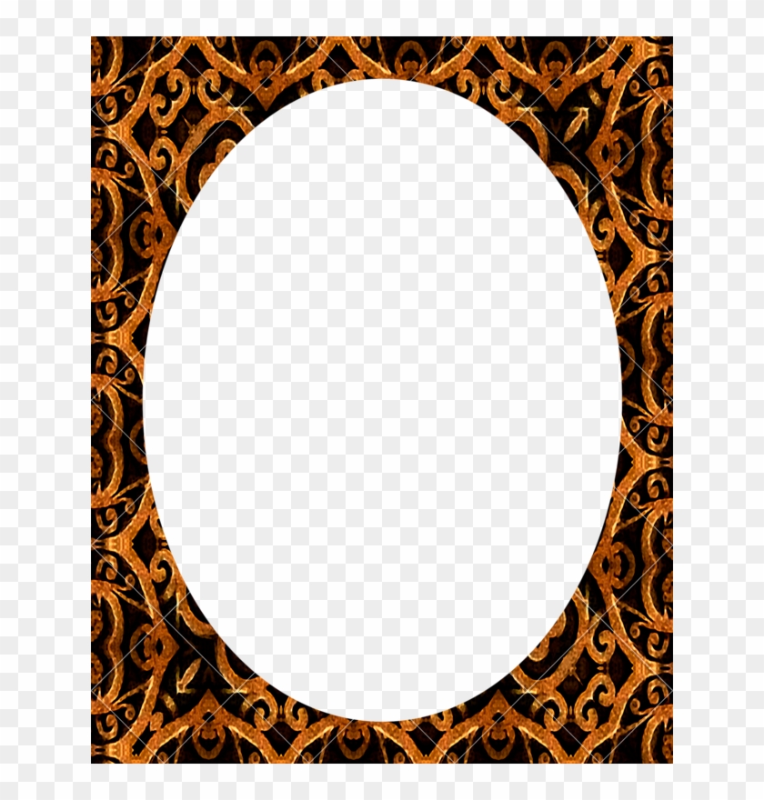 Circle Frame With Oriental Decorated Borders - Photograph #1363790