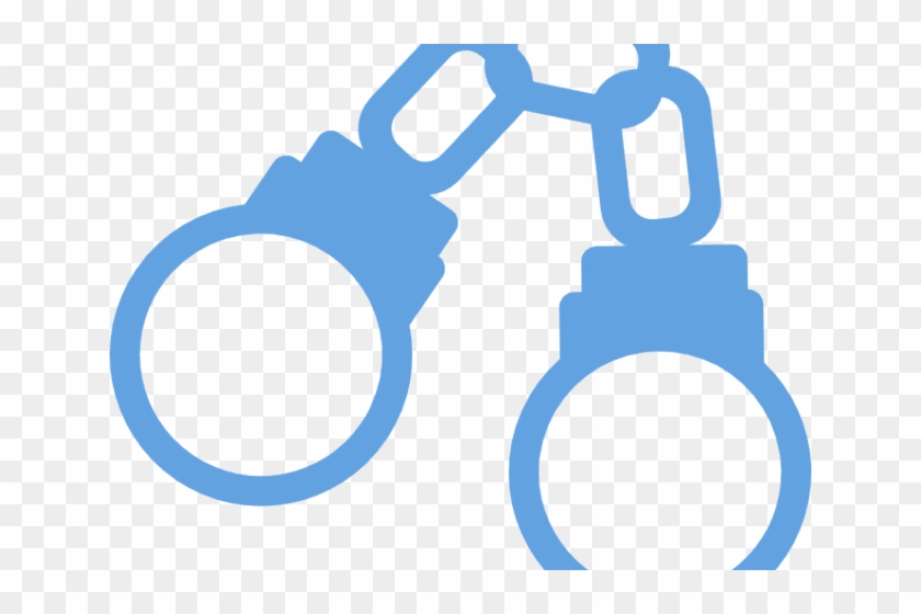 Cartoon Handcuffs - Cartoon #1363806