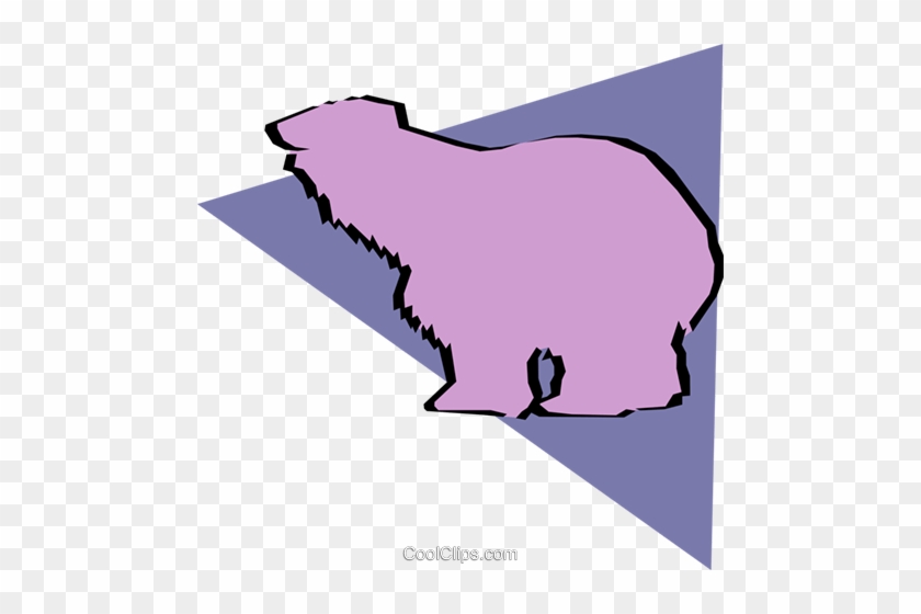 Polar Bears Royalty Free Vector Clip Art Illustration - Polar Bears Royalty Free Vector Clip Art Illustration #1364315