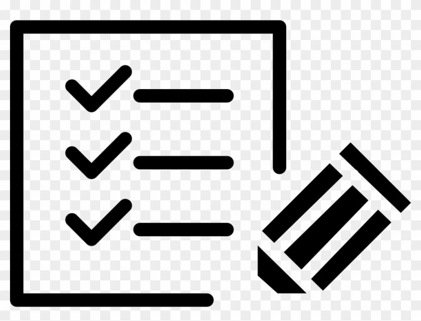 Clip Black And White Stock Checklist Vector Pen And - Checklist Pen Png #1364700