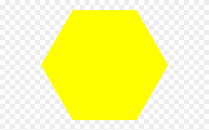 Hexagon Clipart Yellow Hexagon - Hexagon Yellow #1364791