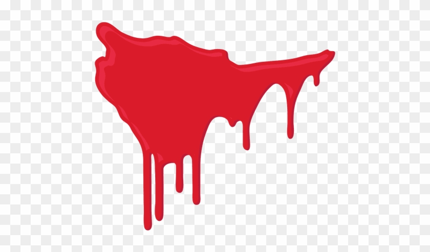 Blood Splatter Dripping By Vexel - Blood Drip Vector Png #1365139