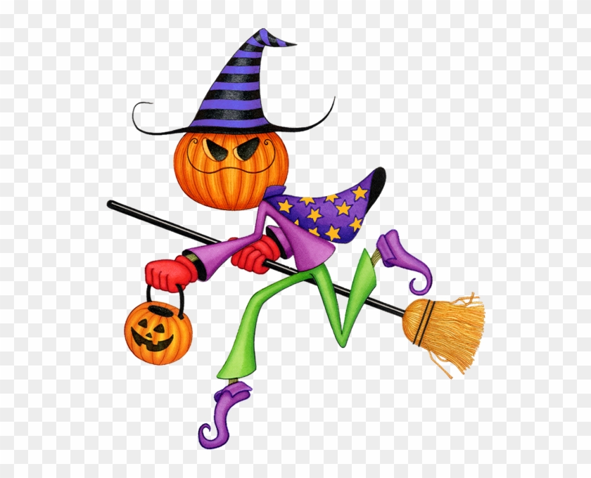 Scarecrows With Pumpkin Heads - Halloween #1365417