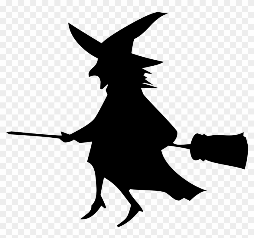 Flying Witch On A Broom Comments - Cafepress If The Broom Fits Rectangle Magnet #1365427
