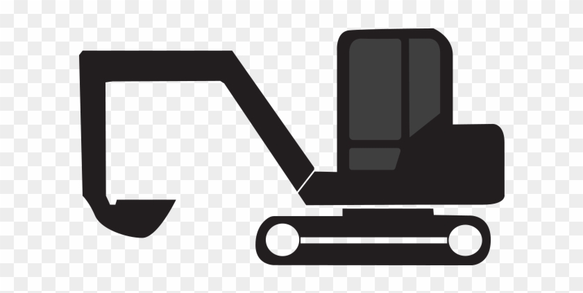 Excavator Clipart Icon - Illustration #1365529