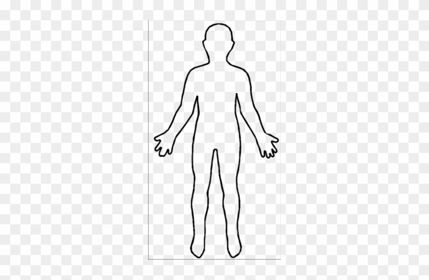 Adult Reading Small Clipart - Man Outline #1365770