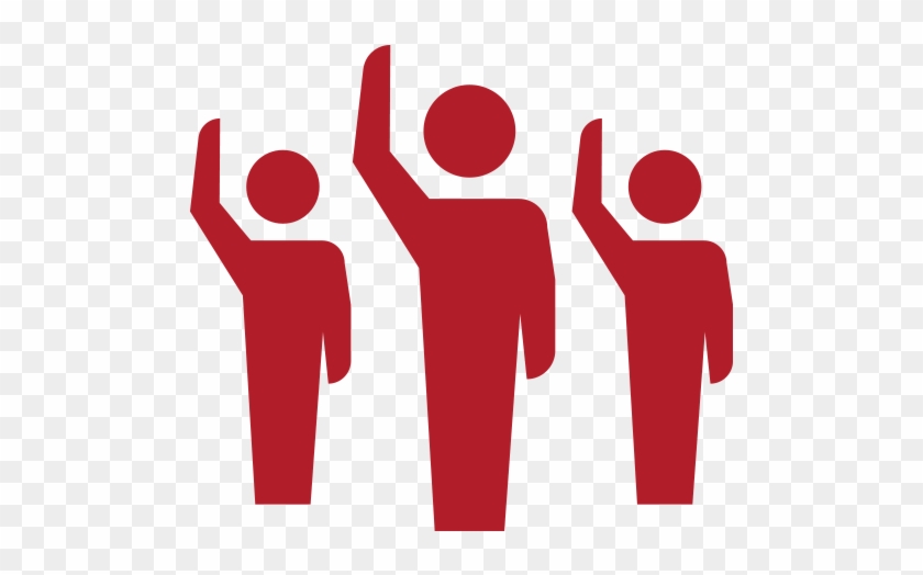 Icons Of People Raising Their Hands - Icon #1365801