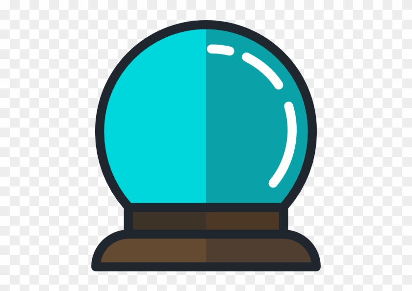 Crystal Ball Future Icon Clipart Crystal Ball Computer - Crystal Ball Png Vector #1366030