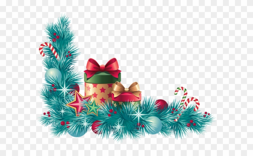 ╰⊰✿gs✿⊱╮ Page Dividers, Christmas Clipart, Blog, Corner - Bordure De Page Noel #1366536