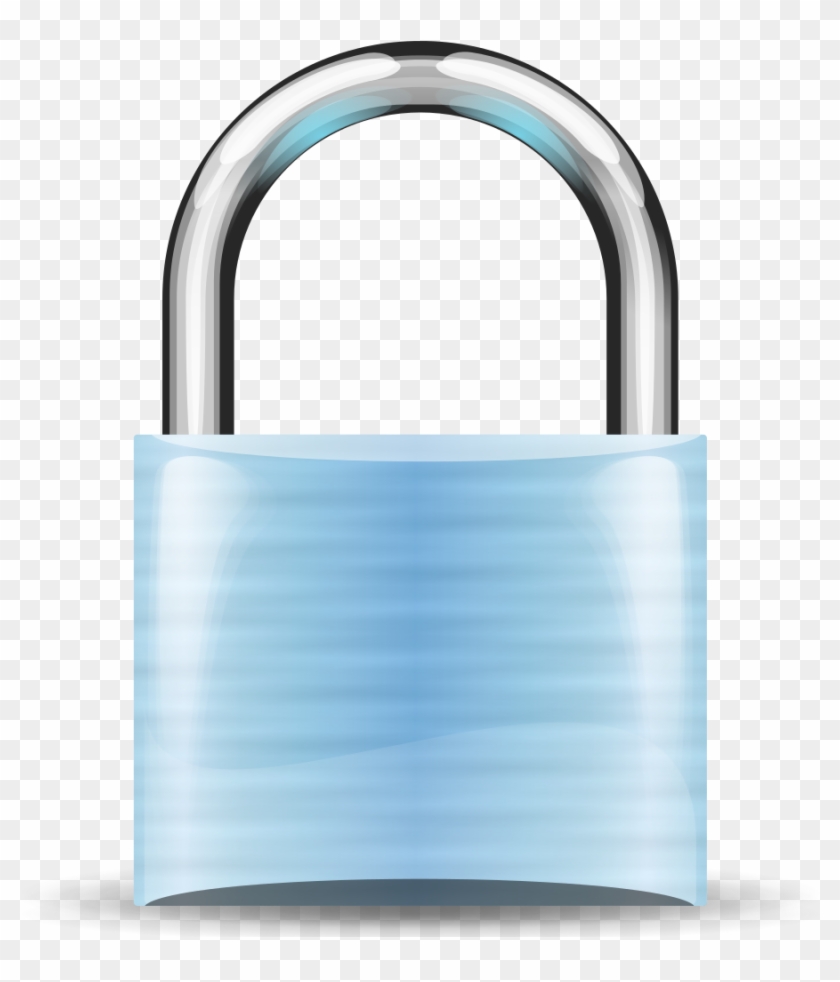 Padlock Skyblue Svg Clip Arts 534 X 601 Px - Padlock Skyblue Svg Clip Arts 534 X 601 Px #1366854